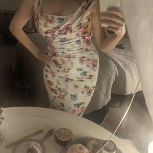 Dolce and Gabbana Bodycon Floral Dress